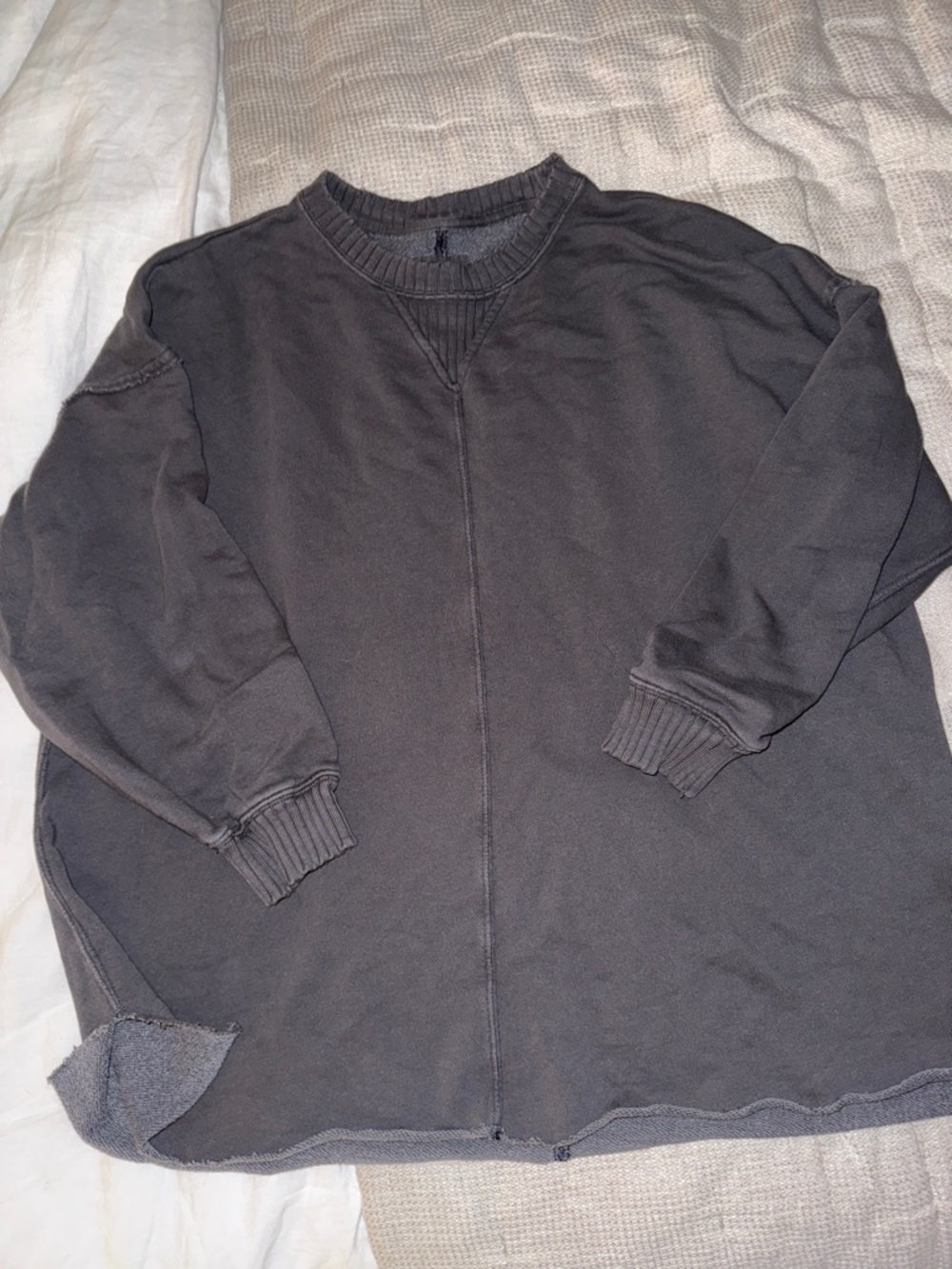 Small dark gray aerie sweatshirt